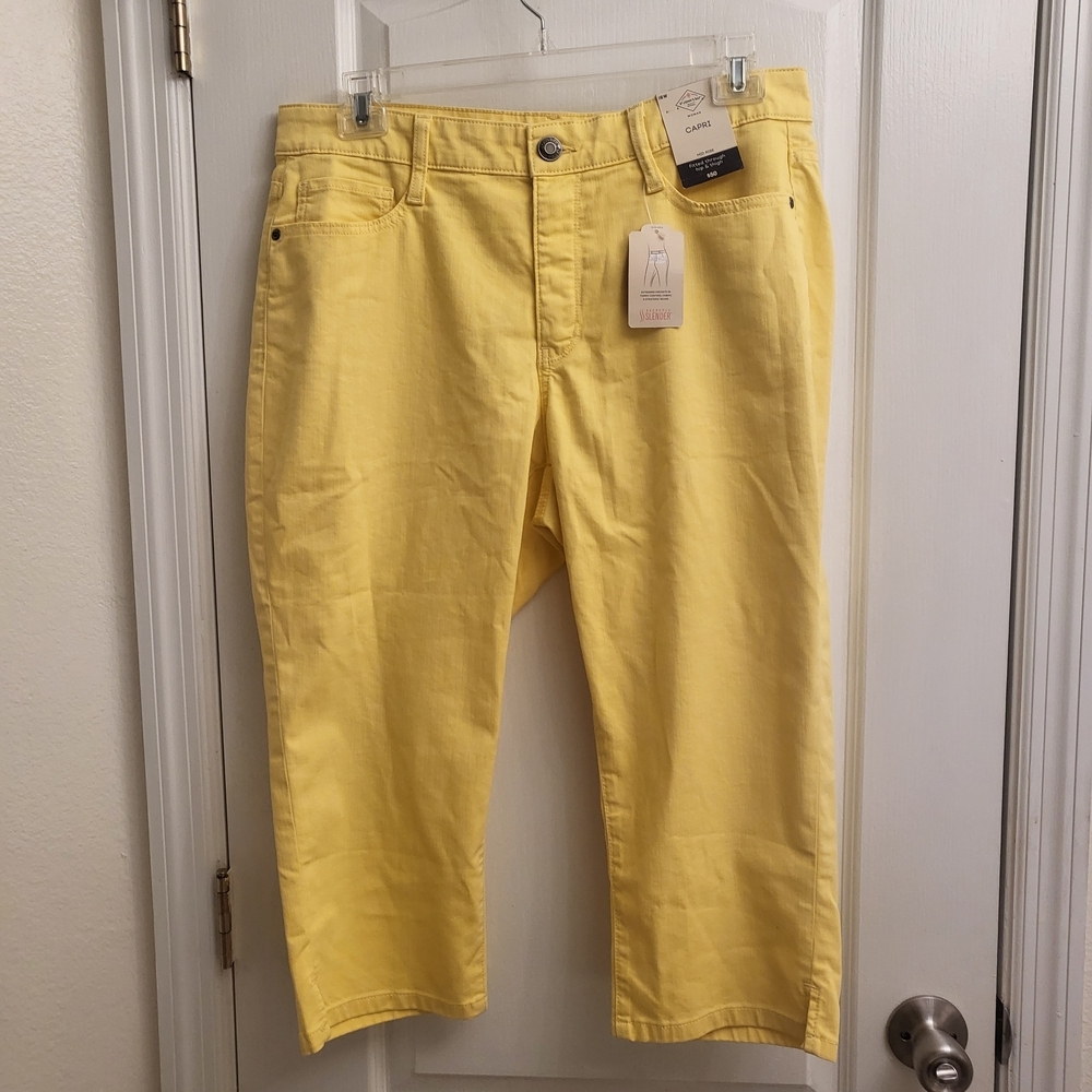 Women's Yellow Women's Capris Pants From JCP